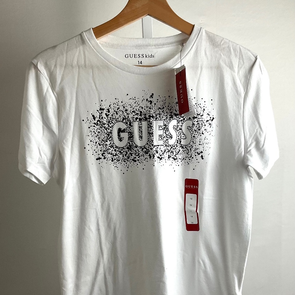 GUESS KIDS GIRL'S CREWNECK T-SHIRT~SIZE 14~NEW WITH TAGS!